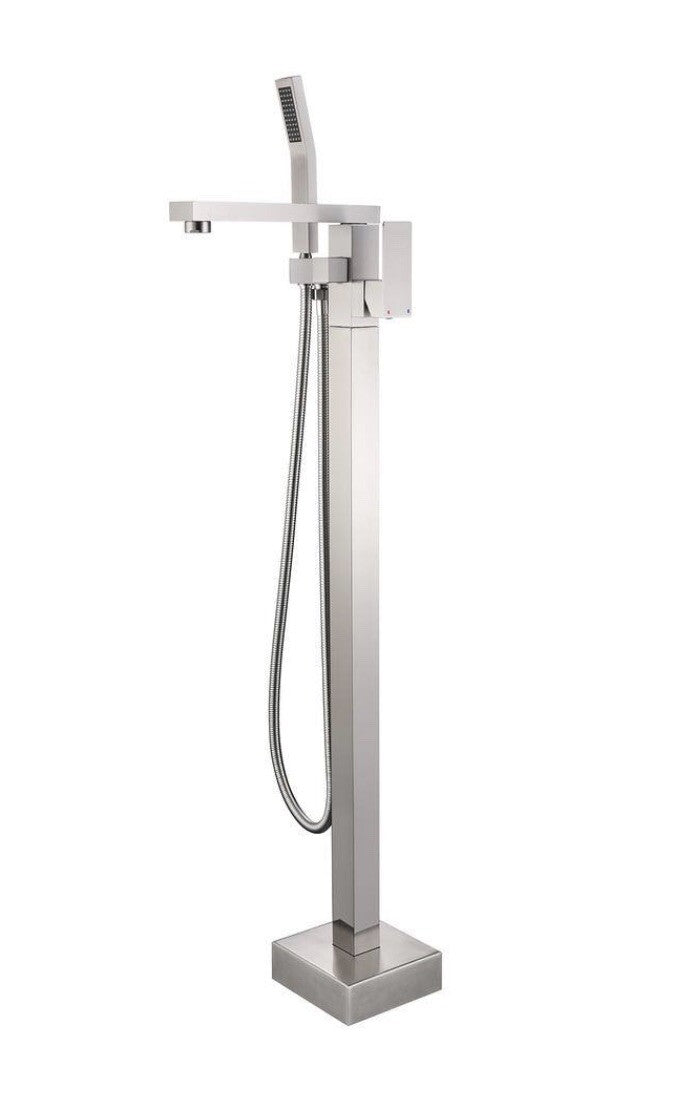 NK0855 Tub Filler Free Standing Handshower Brushed Nickel NEW! FREE SHIPPING!