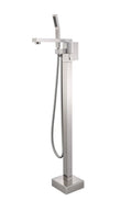 NK0855 Tub Filler Free Standing Handshower Brushed Nickel NEW! FREE SHIPPING!