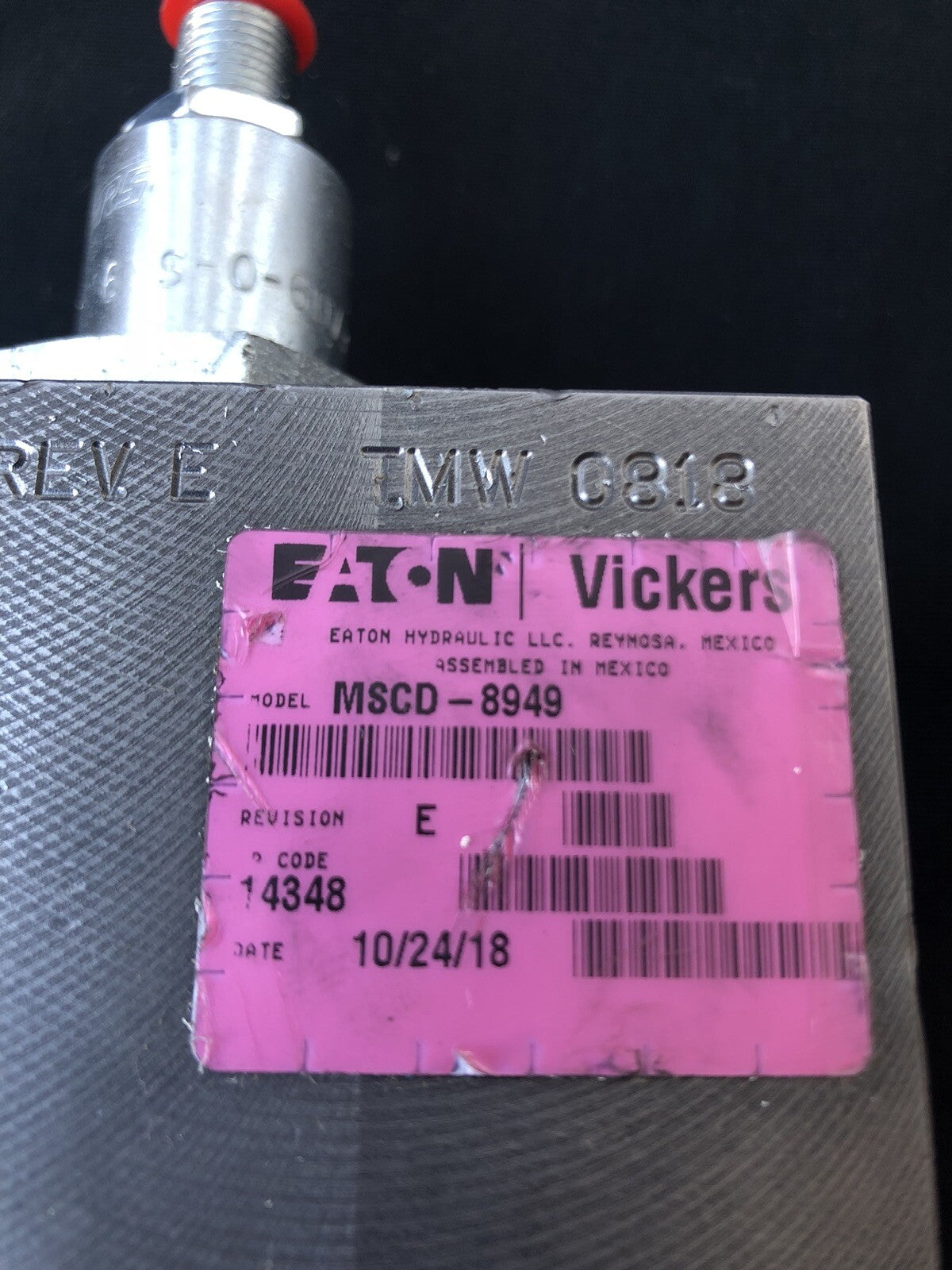 Eaton Vickers MSCD-8949 Hydraulic Valve NEW!!! FREE SHIPPING!!!
