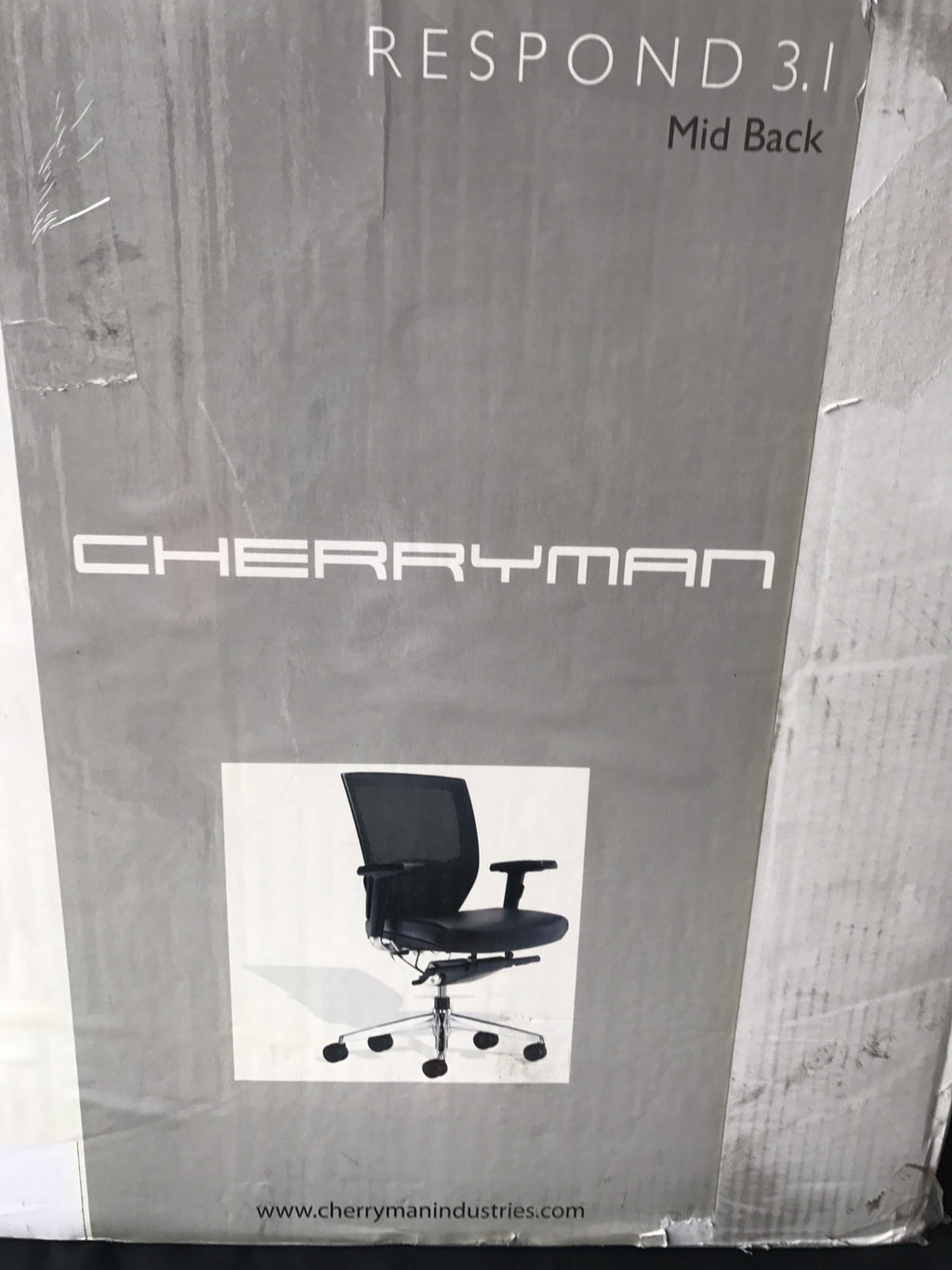 Cherryman 207m Respond 3.1 Mid Back Chair Black NEW IN BOX