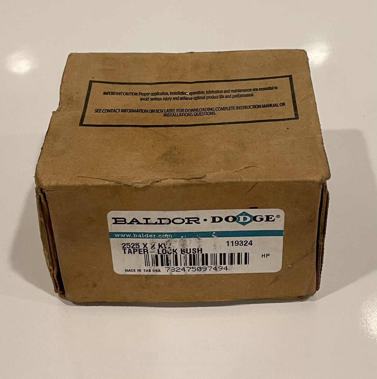 Dodge 119324 Taper Lock Bushing 2525 X 2 KW NEW IN BOX! FREE SHIPPING!