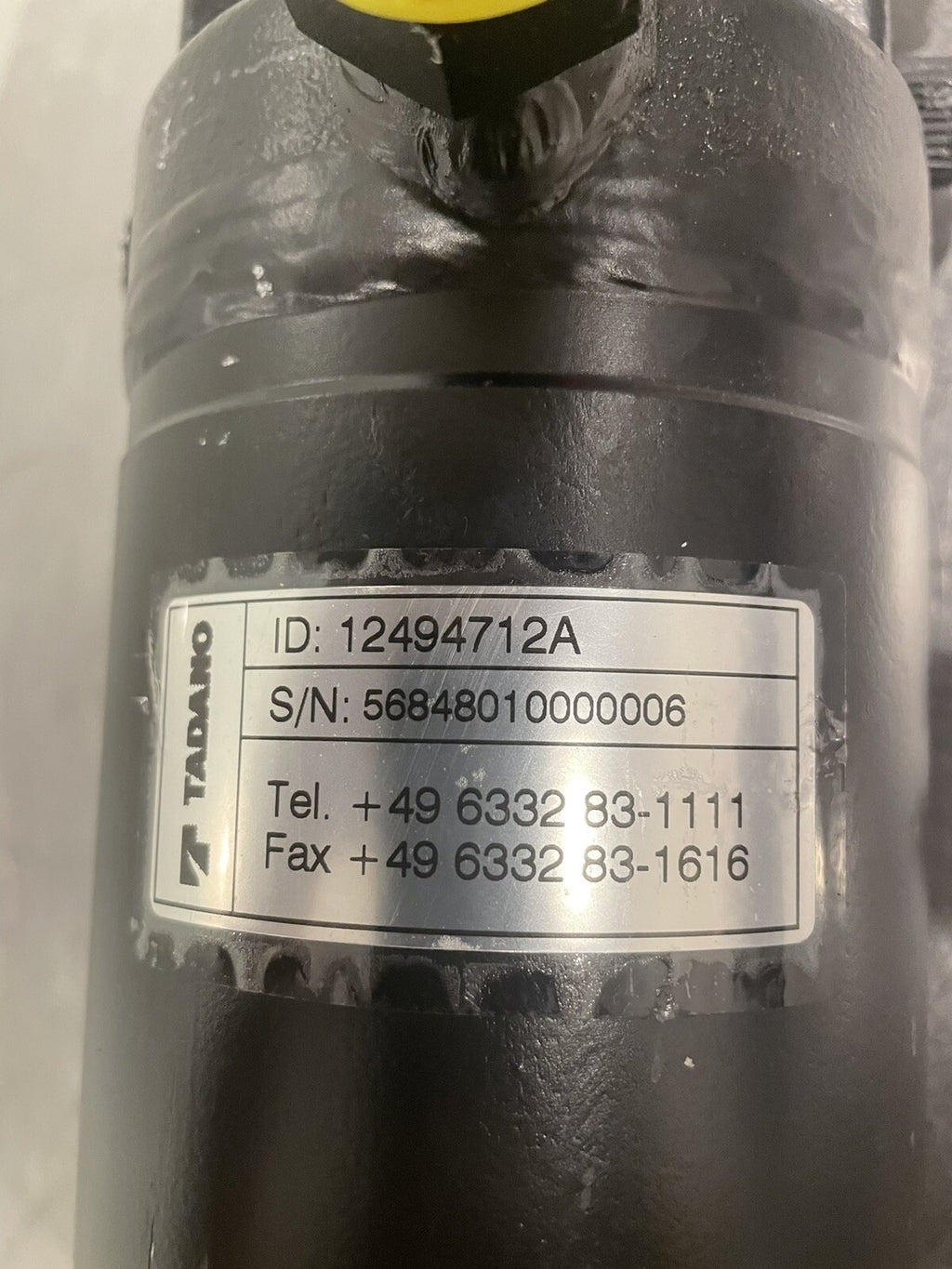 Tadano 12494712A Hydraulic Cylinder ASSY Crane NEW! FREE SHIPPING!