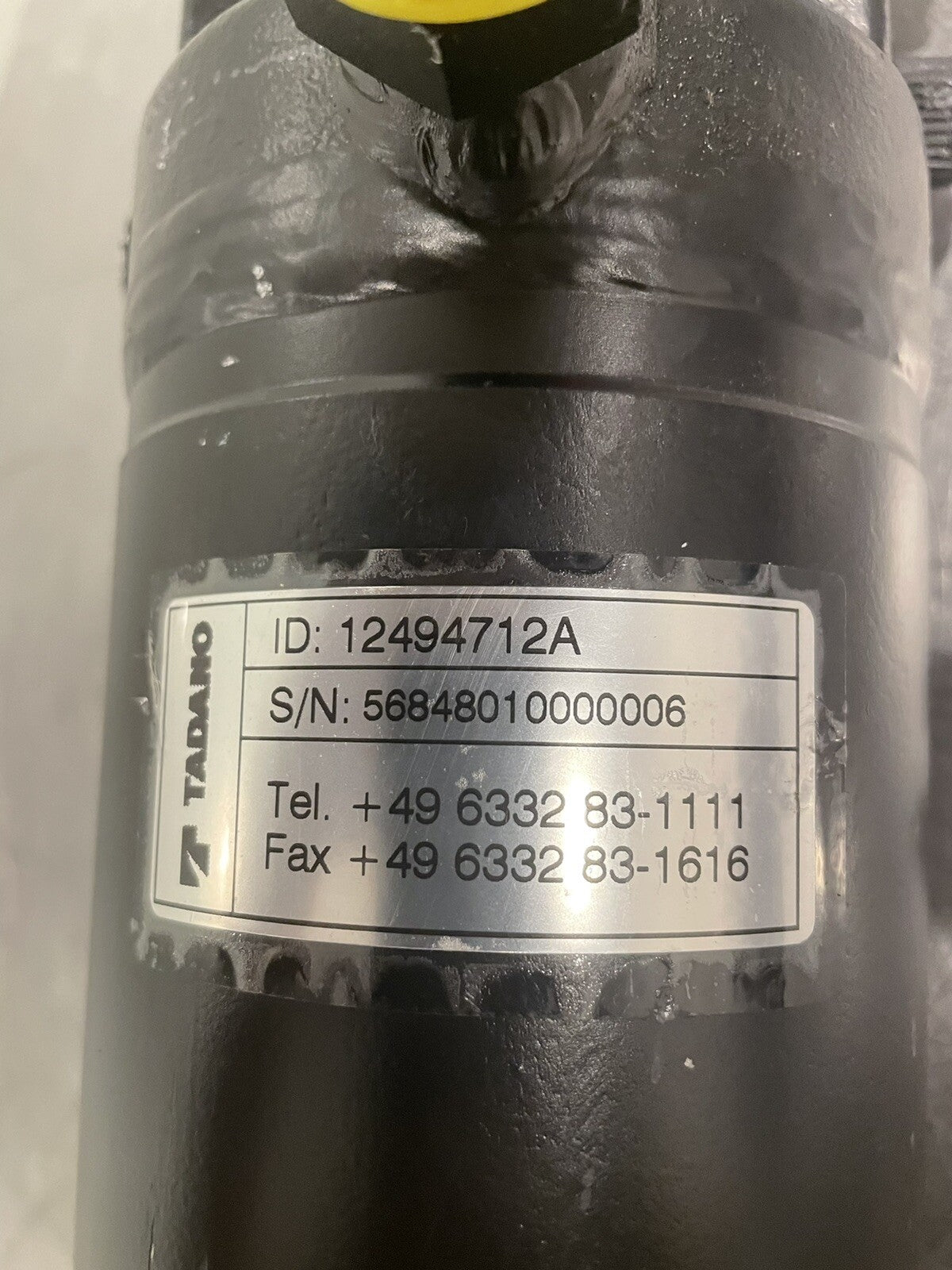 Tadano 12494712A Hydraulic Cylinder ASSY Crane NEW! FREE SHIPPING!