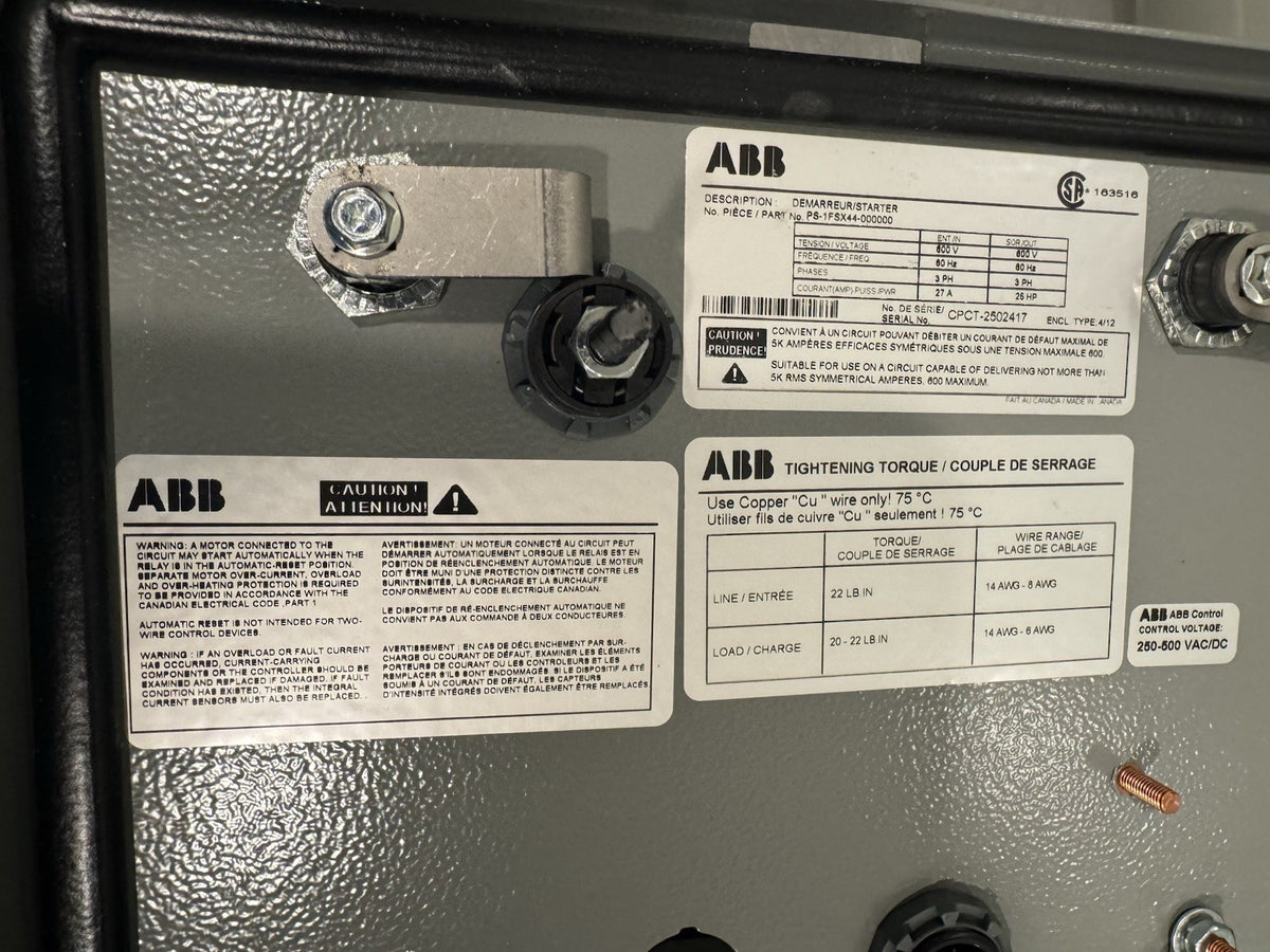 ABB PS-1FSX44-000000 Enclosed Starter AF30-30-00-14 NEW IN BOX! FREE SHIPPING!