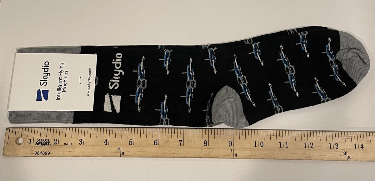 Skydio Socks Drones Black & Grey W/ Blue NEW! FREE SHIPPING!