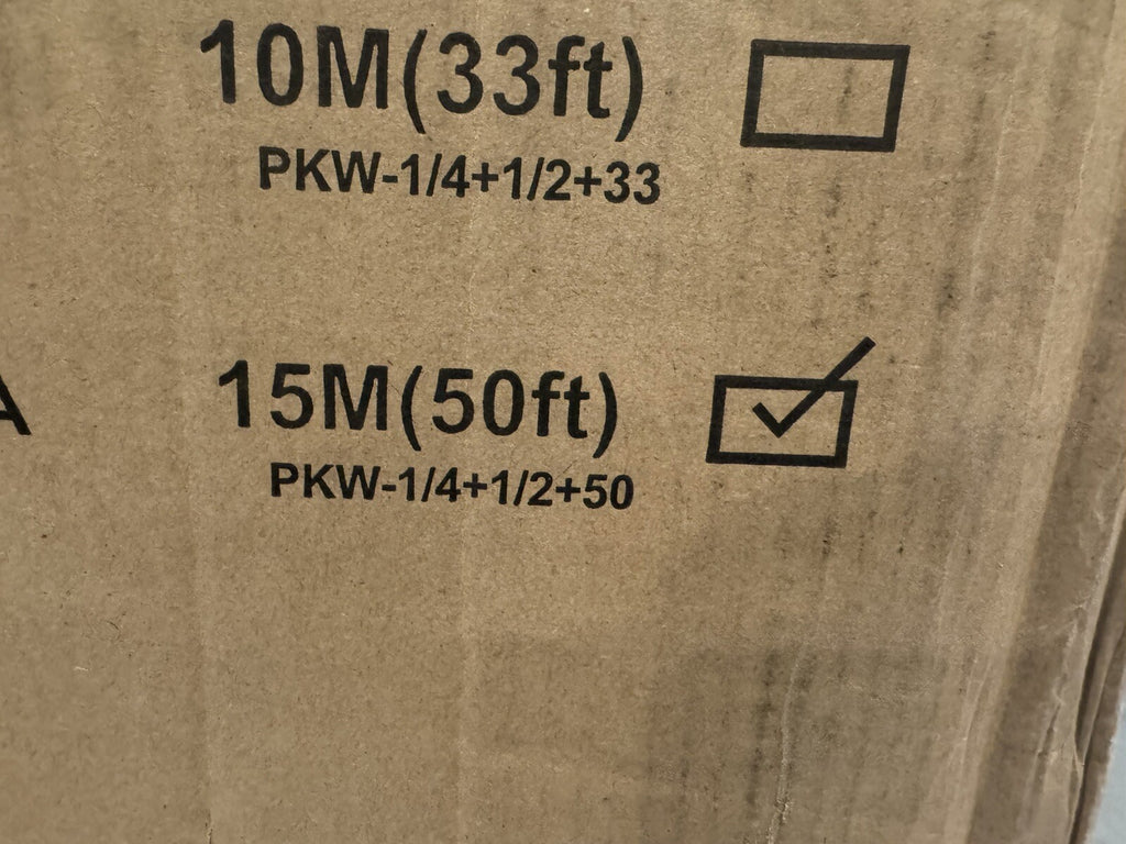 Parker Davis PKW-1/4-1/2-50 Copper Pipe Lineset 50’ Mini Split NEW! SHIPS FREE!
