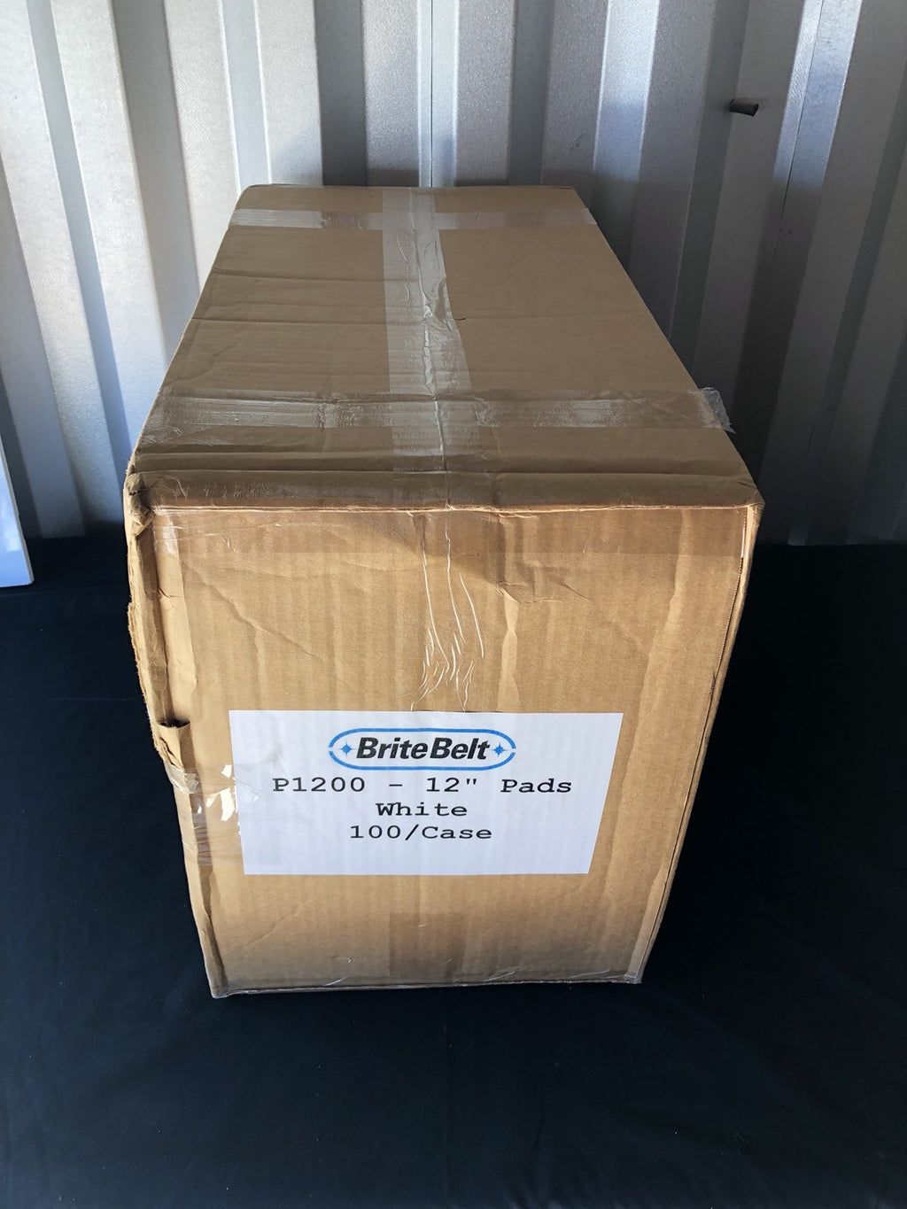 BriteBelt P1200 Tech Conveyer Belt Scrubbing Pads Case Of 100 NEW IN BOX