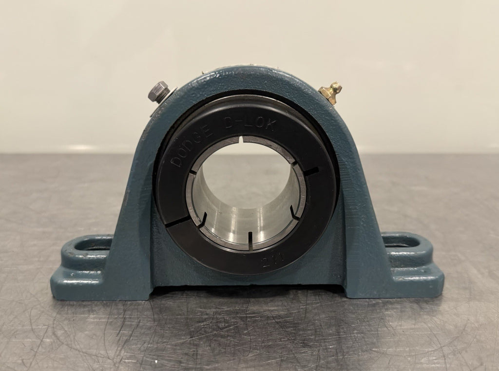 Dodge 128449 Pillow Block Bearing 2-3/16” Bore 2 Bolt P2B-DLAH-203 NEW!
