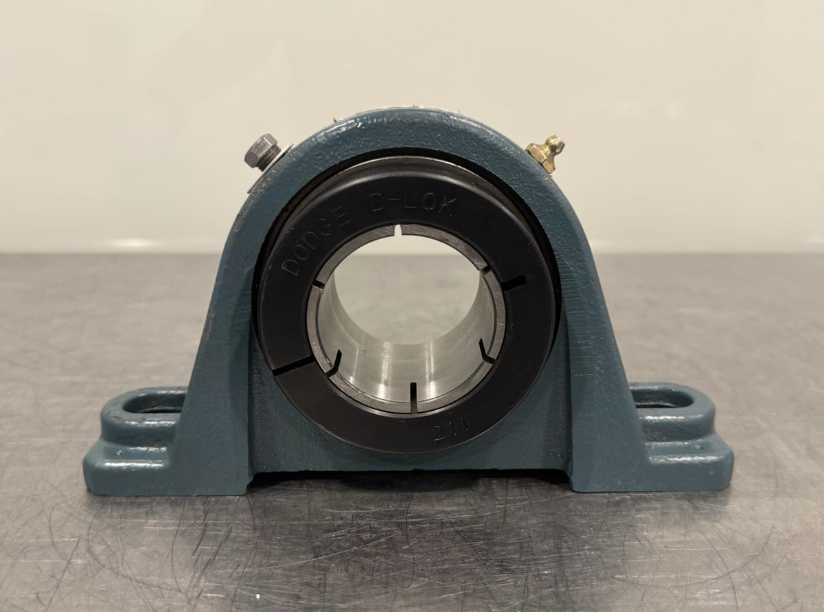 Dodge 128449 Pillow Block Bearing 2-3/16” Bore 2 Bolt P2B-DLAH-203 NEW!