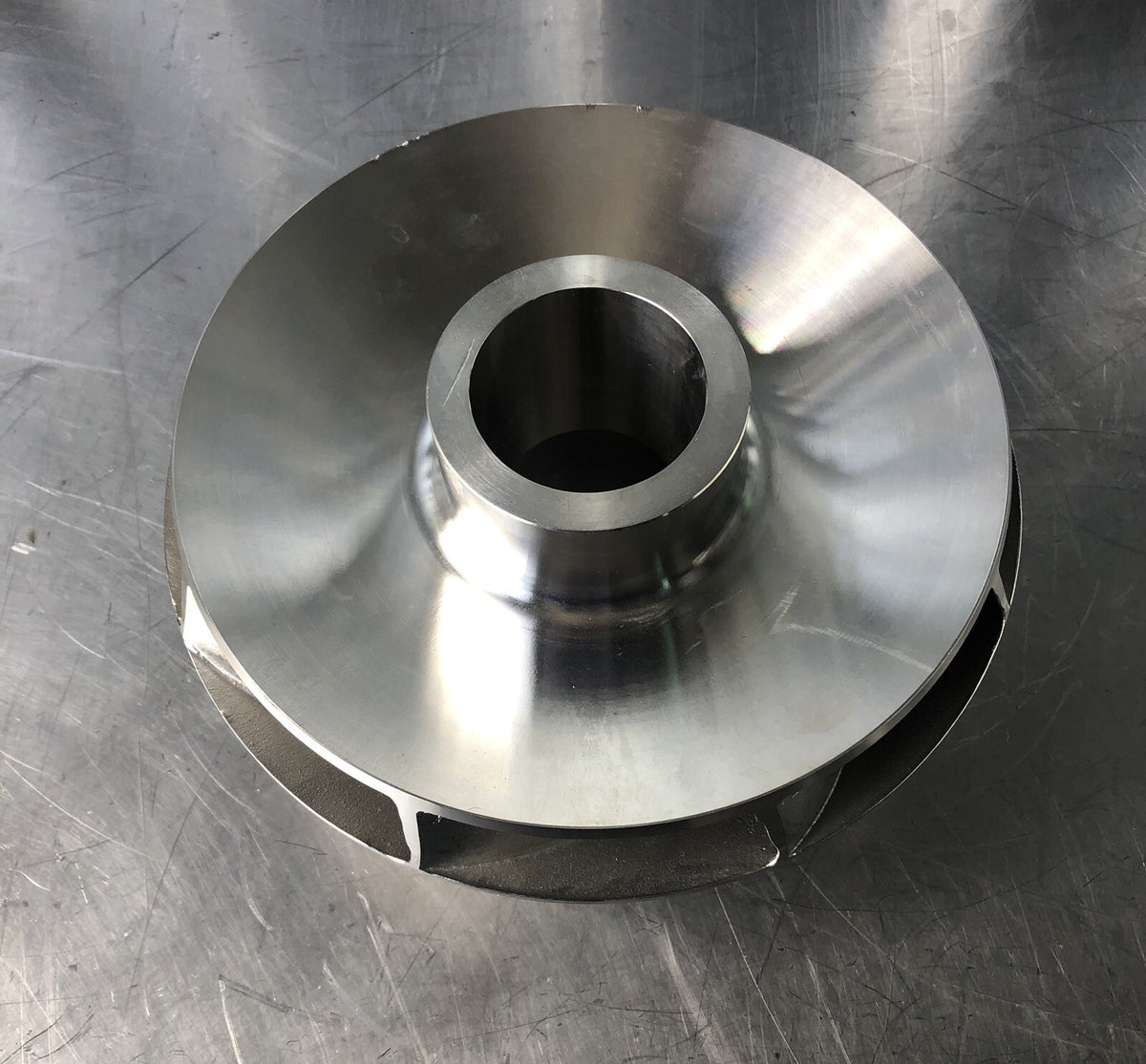 Stainless Steel Pump Impeller 9" Heavy Duty 8 Blade Internal Goulds NEW!!