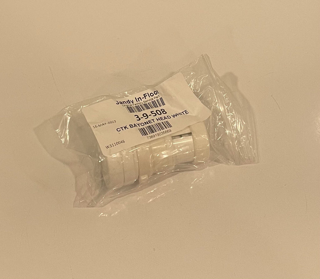 Jandy 3-9-508 Zodiac Cleaning Head Bright White Caretaker Bayonet NEW SHIPS FREE