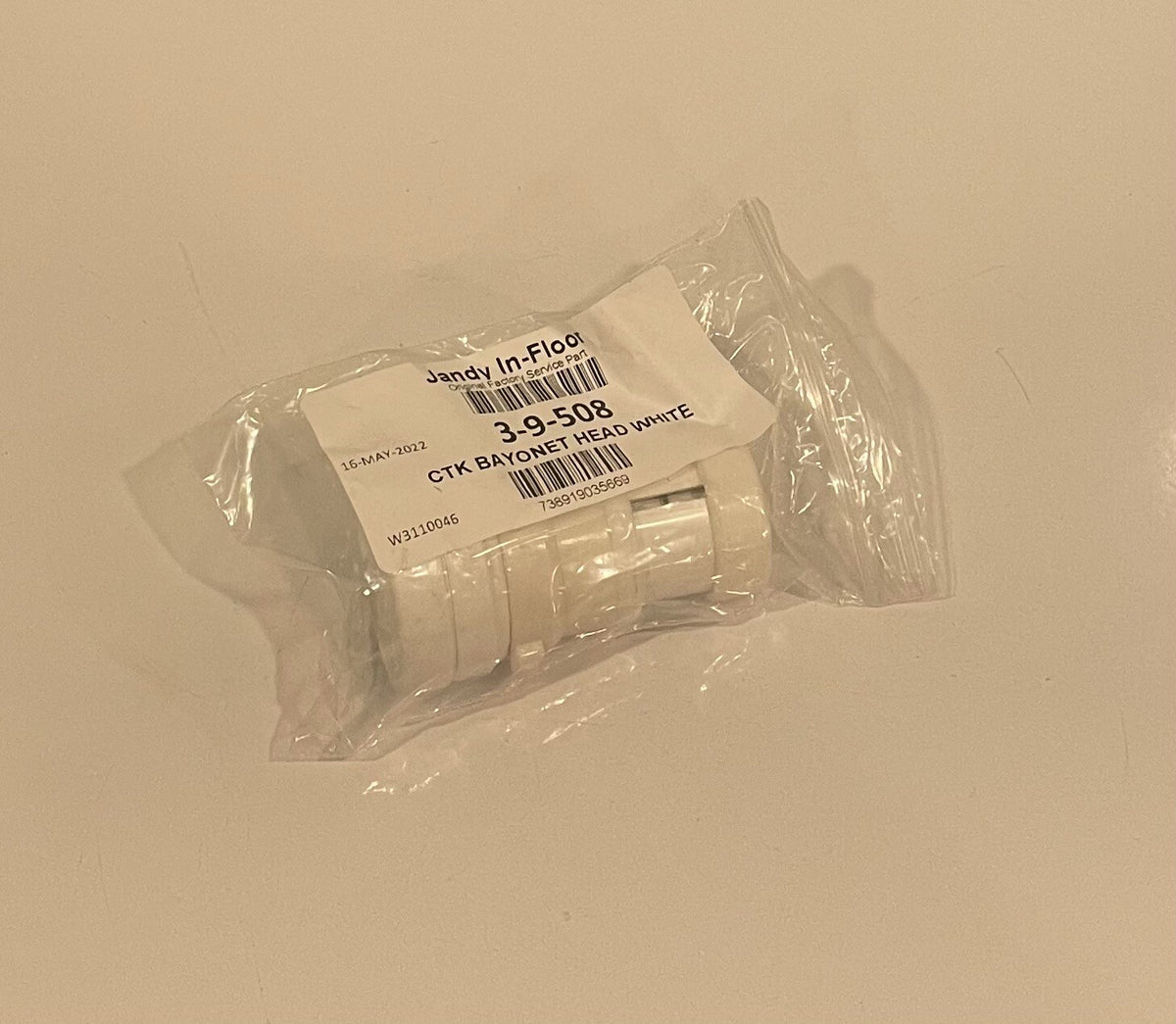 Jandy 3-9-508 Zodiac Cleaning Head Bright White Caretaker Bayonet NEW SHIPS FREE