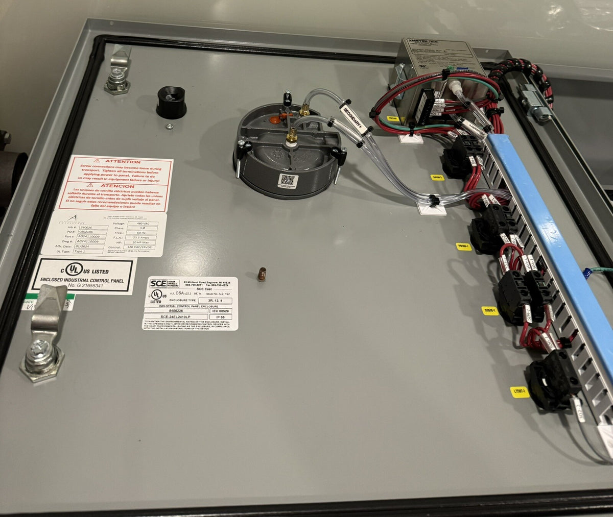 Camfil A024110009 Dust Collector Integrated Control Center 0502186 NEW!