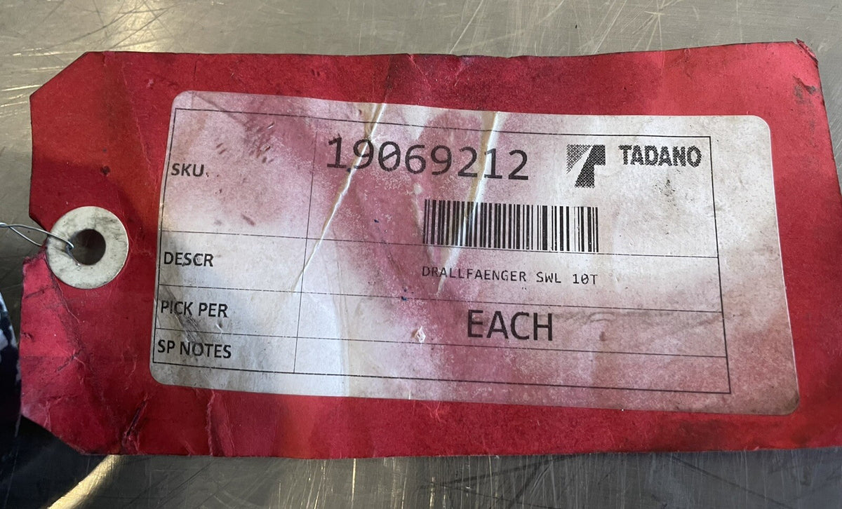 Tadano 19069212 Spin Stabilizer For Terex NEW! FREE SHIPPING!