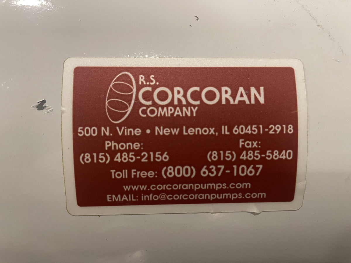 Corcoran 2000D Centrifugal Pump 316SS Stainless C6T34WK33A NEW! FREE SHIPPING!