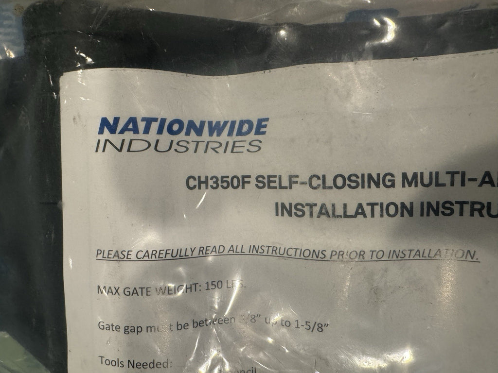Nationwide Industries Cornerstone CH350F Fully Adjustable Hinge NEW! SHIPS FREE!