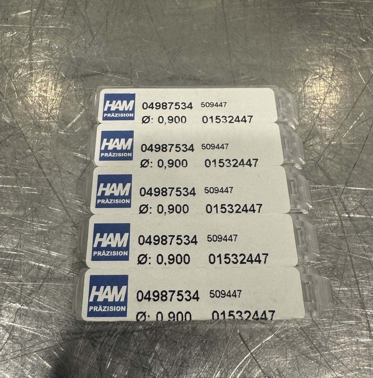 Ham Precision 04987534 Micro Mill Bits PACK OF 5 Ham Prazision NEW! SHIPS FREE!