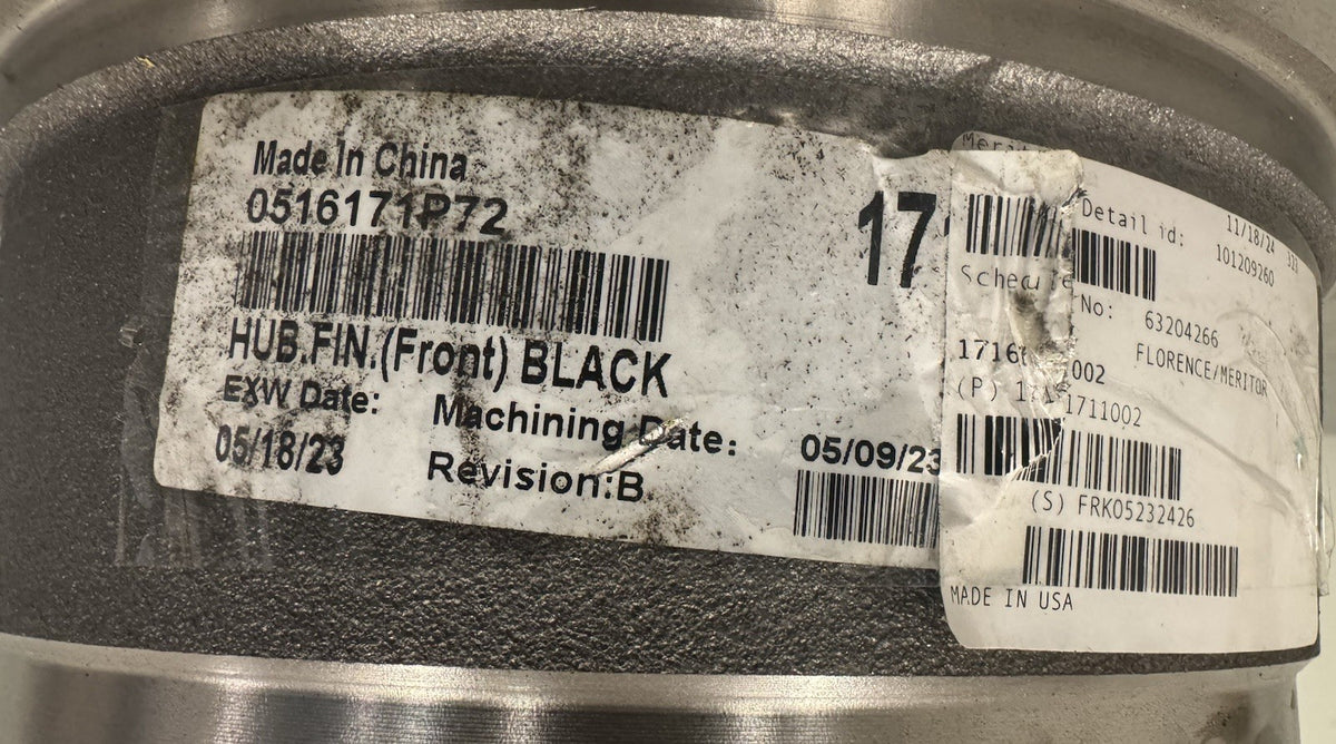 Meritor 17161711002 AY Hub Rotor 10 Stud NEW! RUST! FREE SHIPPING!