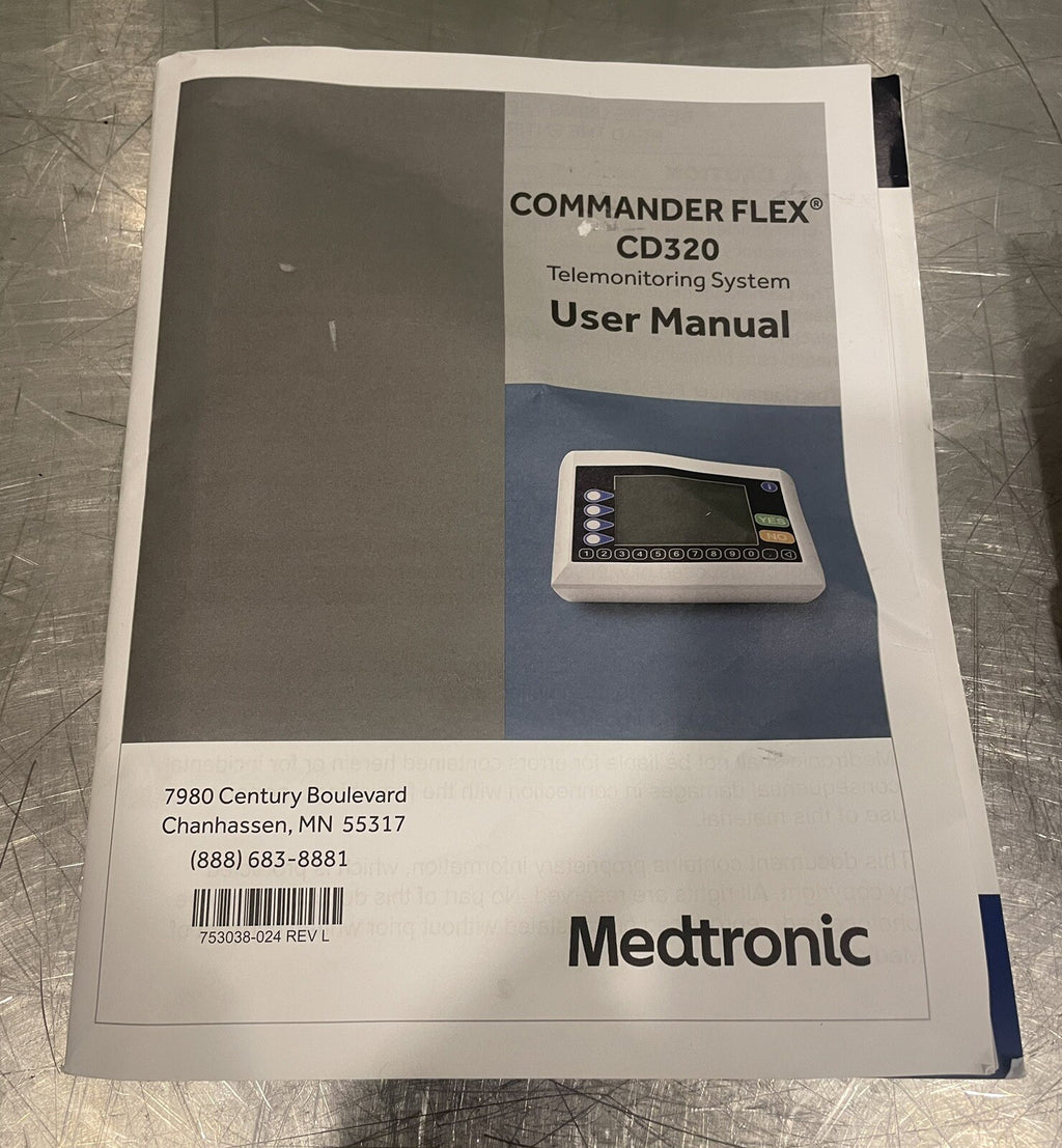 Medtronic 100011-031 Commander Flex CD320 Monitor System NEW! FREE SHIPPING!