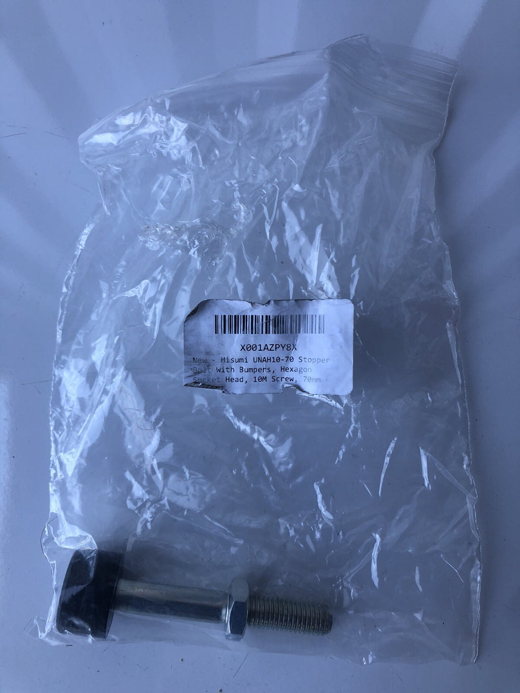 Misumi UNAH10-70 Stopper Bolt W/ Bumpers Hexagon Head NEW!!! FREE SHIPPING!!!