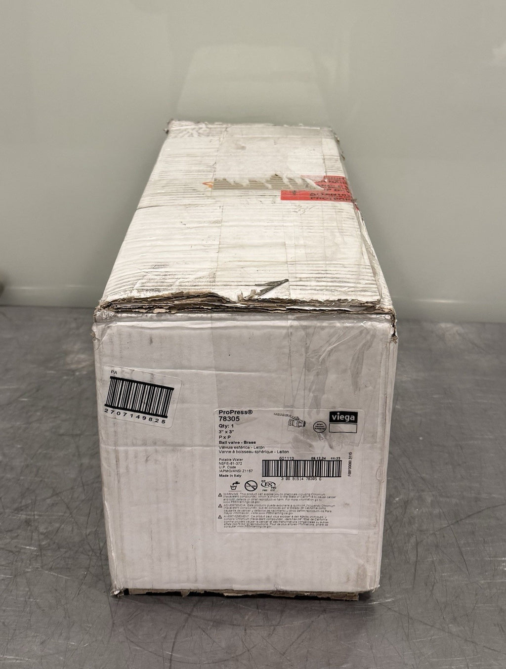 Viega 78305 Brass Ball Valve 3” ProPress NEW IN BOX! FREE SHIPPING!