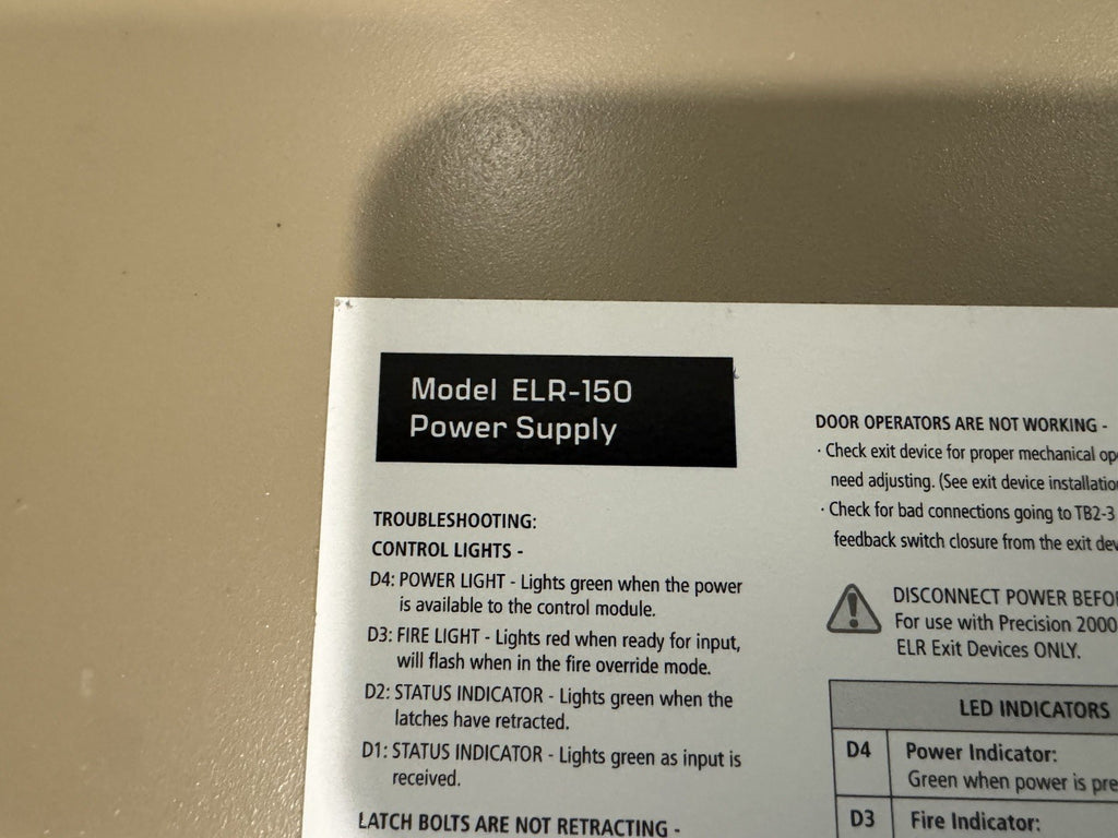Best ELR-150 Power Supply Control Module NEW! FREE SHIPPING!