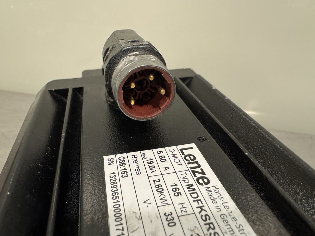 Lenze MDFKSRS071-03 Servo Motor Reman! NEW! Broken Plug! FREE SHIPPING!