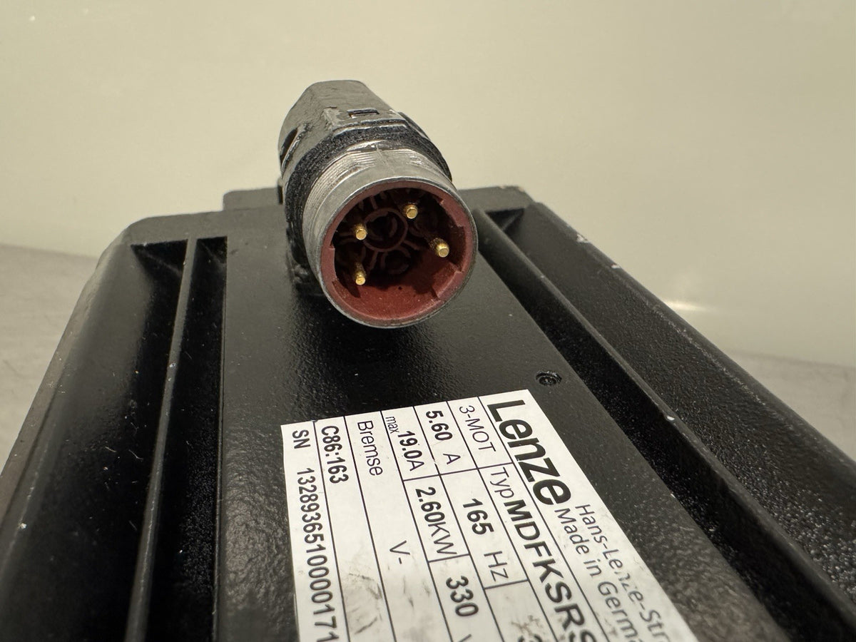 Lenze MDFKSRS071-03 Servo Motor Reman! NEW! Broken Plug! FREE SHIPPING!