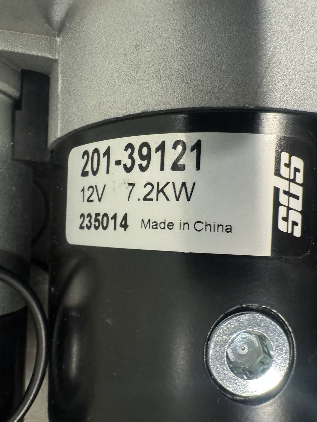 Dixie Electric 201-39121 Starter Motor 12V STR.39MT/12V/11T NEW! FREE SHIPPING!
