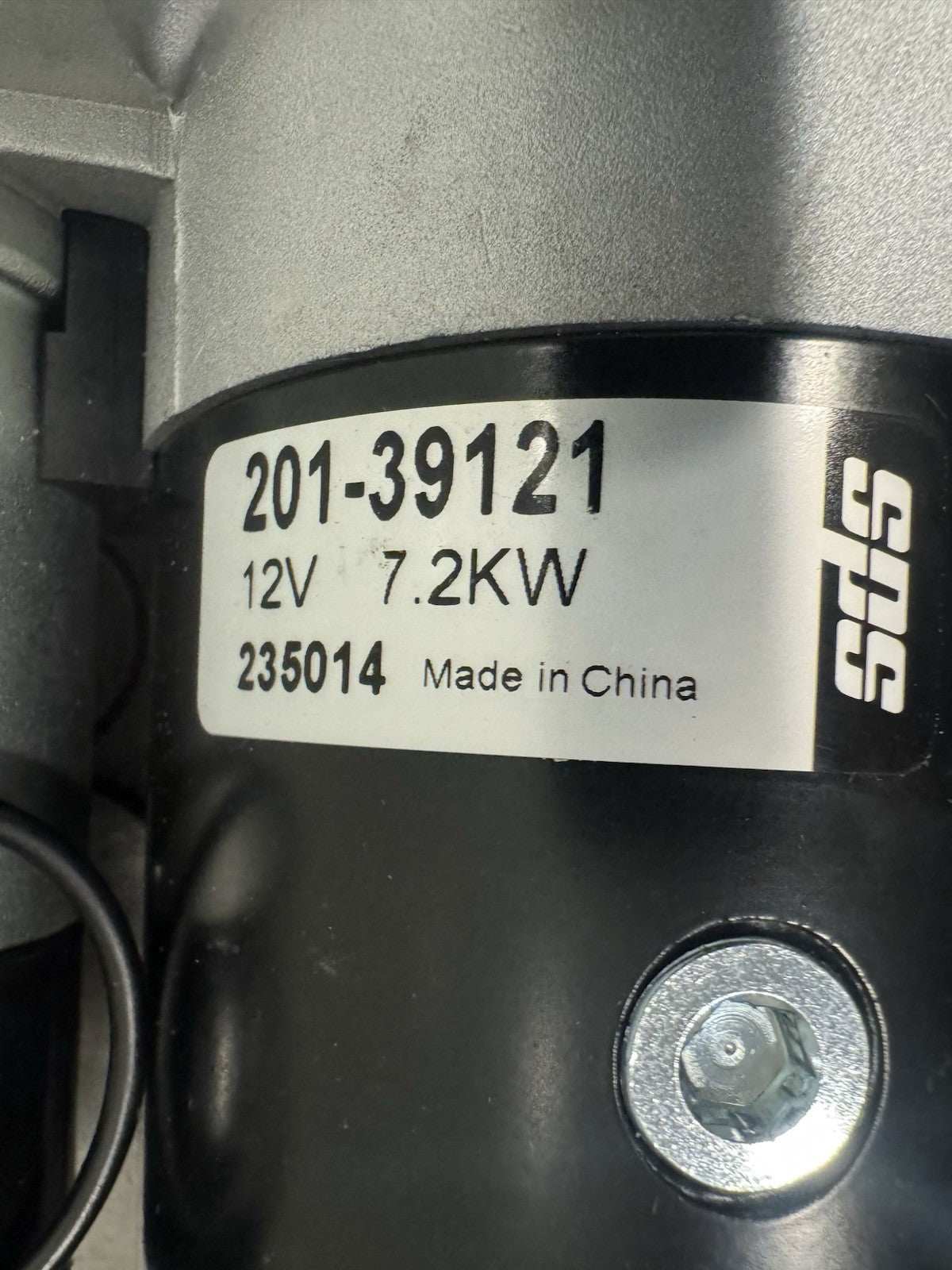 Dixie Electric 201-39121 Starter Motor 12V STR.39MT/12V/11T NEW! FREE SHIPPING!