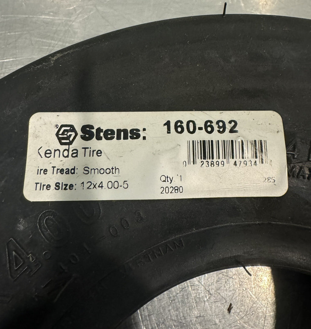 Stens 160-692 Kenda Tire Smooth 12x4.00-5 NEW! FREE SHIPPING!