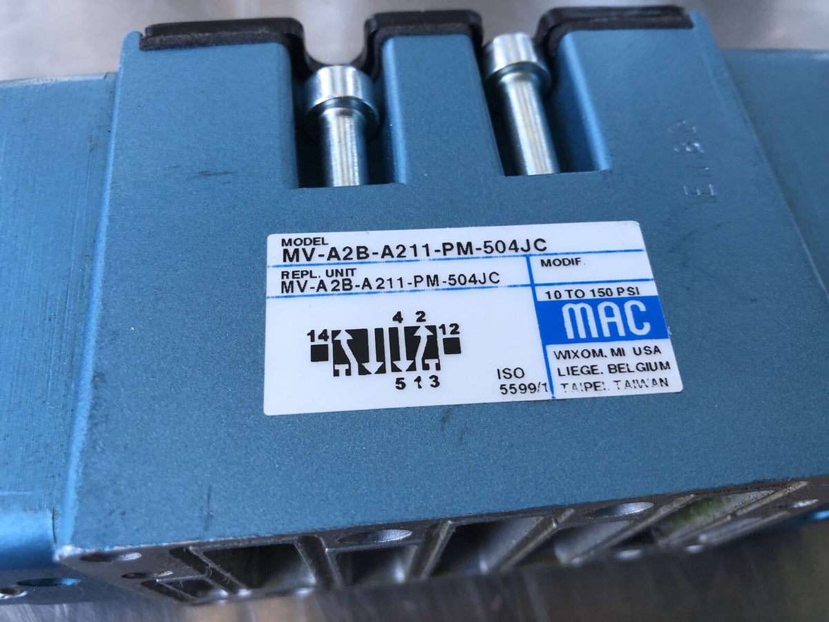 MAC MV-A2B-A211-PM-504JC Solenoid Valve NEW!! FREE SHIPPING!!