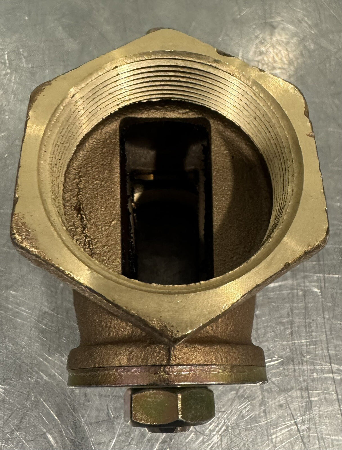 McDonald 4210-491 2” Brass Shutoff Gas Plug Valve NEW! FREE SHIPPING!