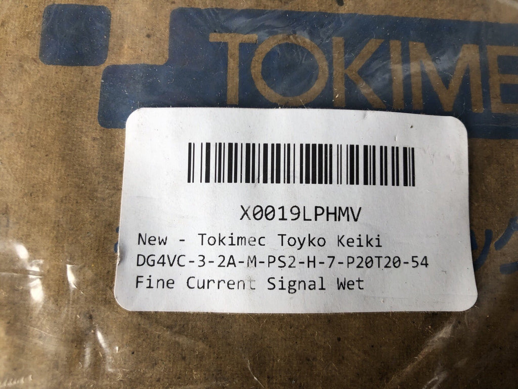 Tokimec DG4VC-3-2A-PS2-H-7-P20T20-54 Directional Control Valve NEW IN BOX!!!