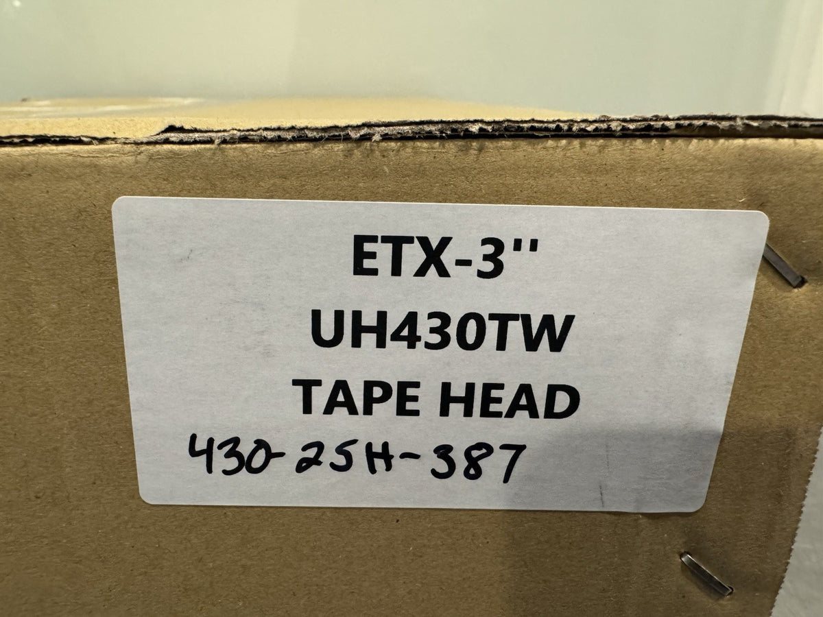 UH430TW Interpack Tape Head EXT-3” ET Xtreme Intertape NEW IN BOX! SHIPS FREE!