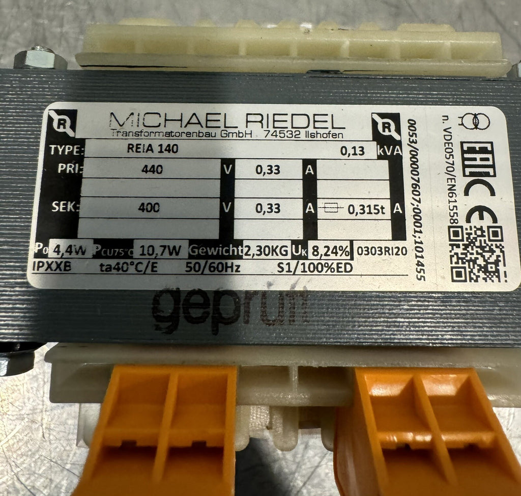 Michael Riedel REIA 140 Armco Voltage Transformer NEW! FREE SHIPPING!