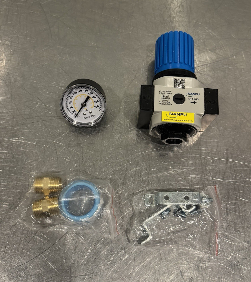 Nanpu Pneumatic LR-D-MIDI Pressure Regulator Kit NEW! FREE SHIPPING!