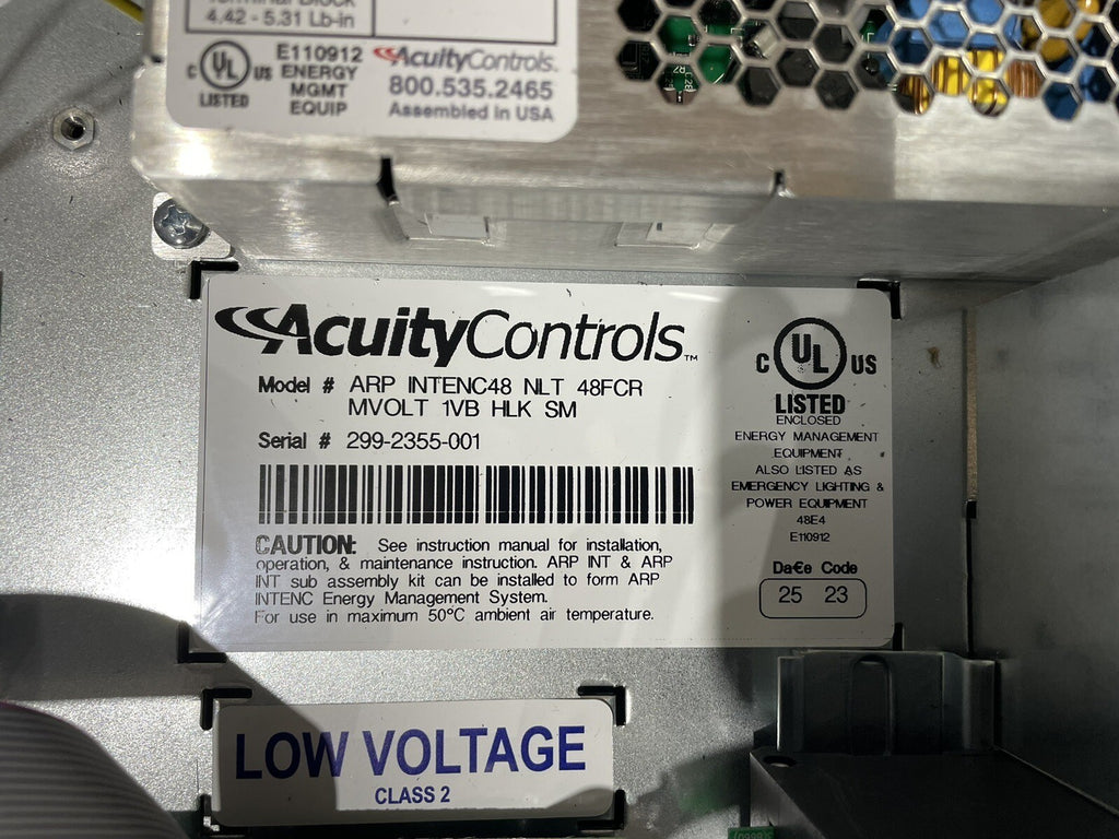 Acuity ARP INTENC48 NLT 48FCR MVOLT 1VB HLK SM Relay Panel NEW! FREE SHIPPING!
