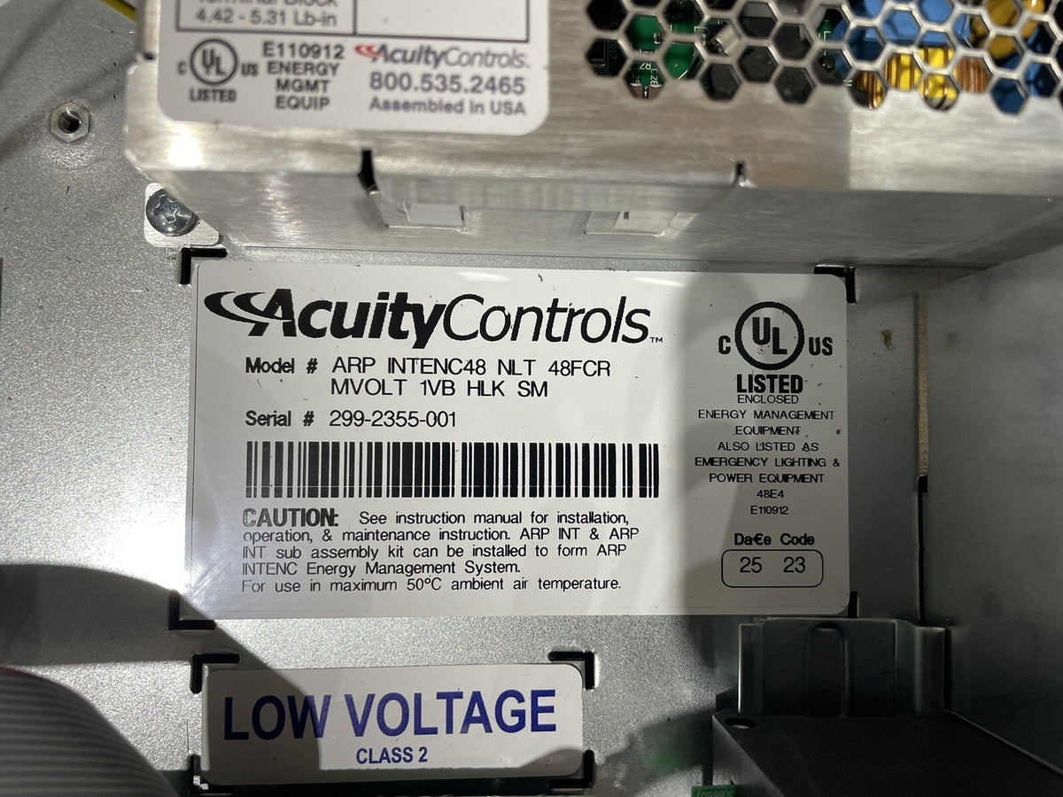 Acuity ARP INTENC48 NLT 48FCR MVOLT 1VB HLK SM Relay Panel NEW! FREE SHIPPING!