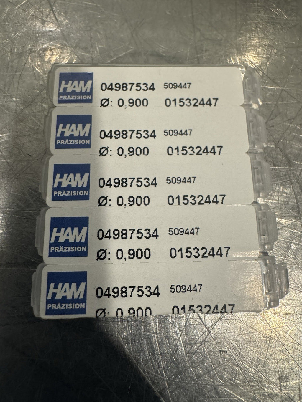 Ham Precision 04987534 Micro Mill Bits PACK OF 5 Ham Prazision NEW! SHIPS FREE!
