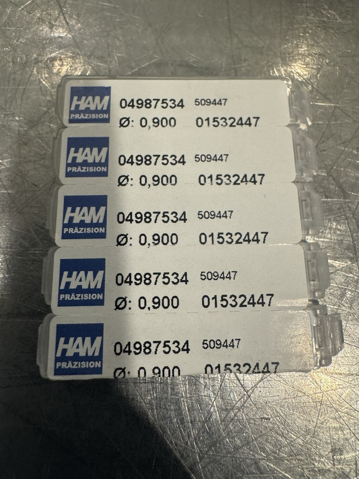 Ham Precision 04987534 Micro Mill Bits PACK OF 5 Ham Prazision NEW! SHIPS FREE!