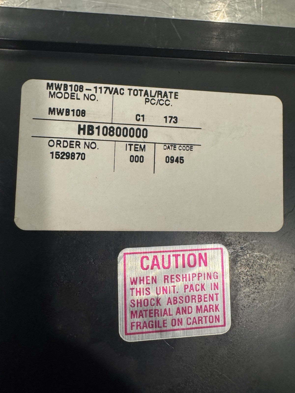 Danaher Controls MWB108 Timer Counter HB10800000 NEW IN BOX! FREE SHIPPING!