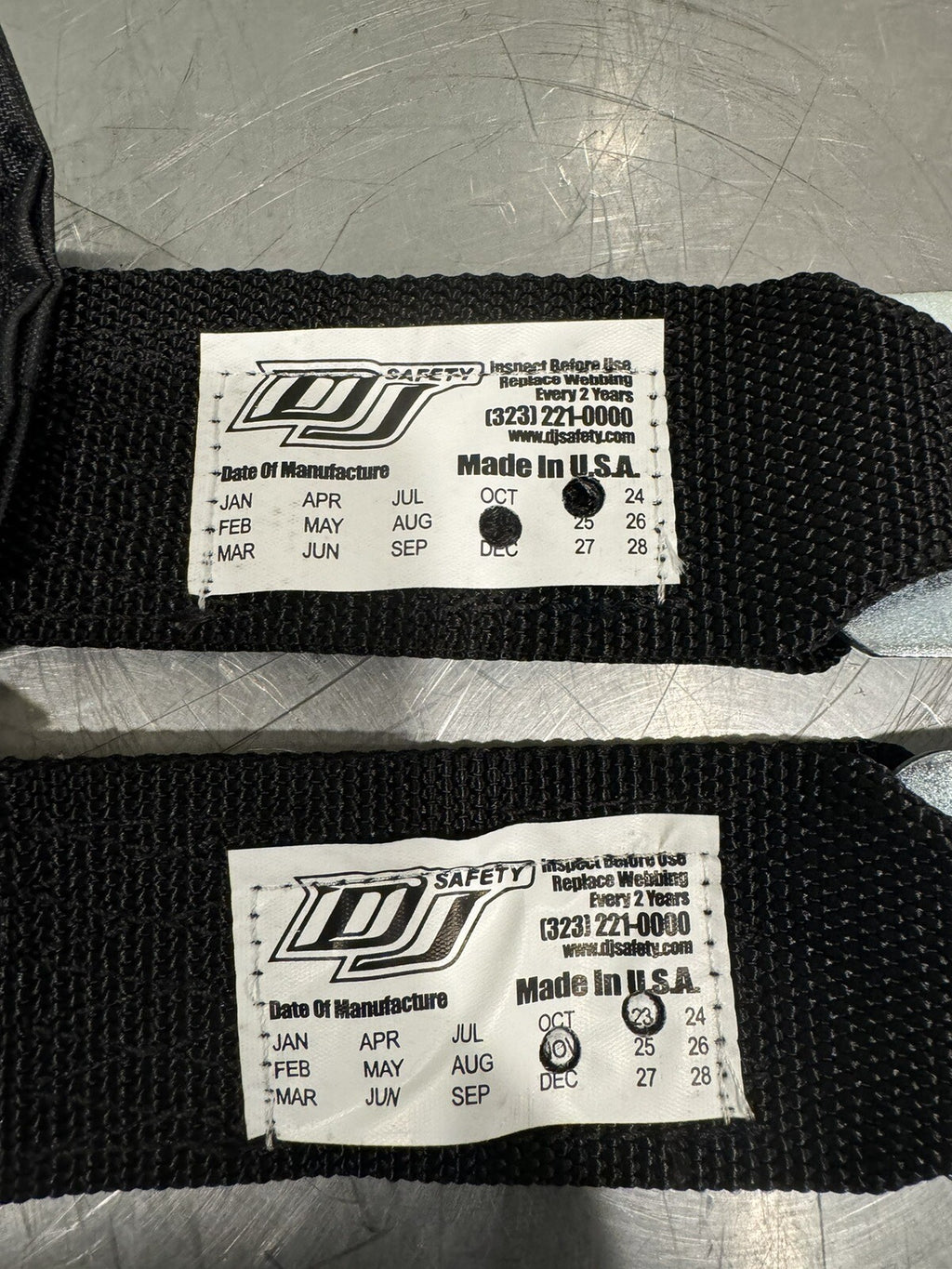 DJ Safety Go Kart Straps Set of 2 NEW! FREE SHIPPING!