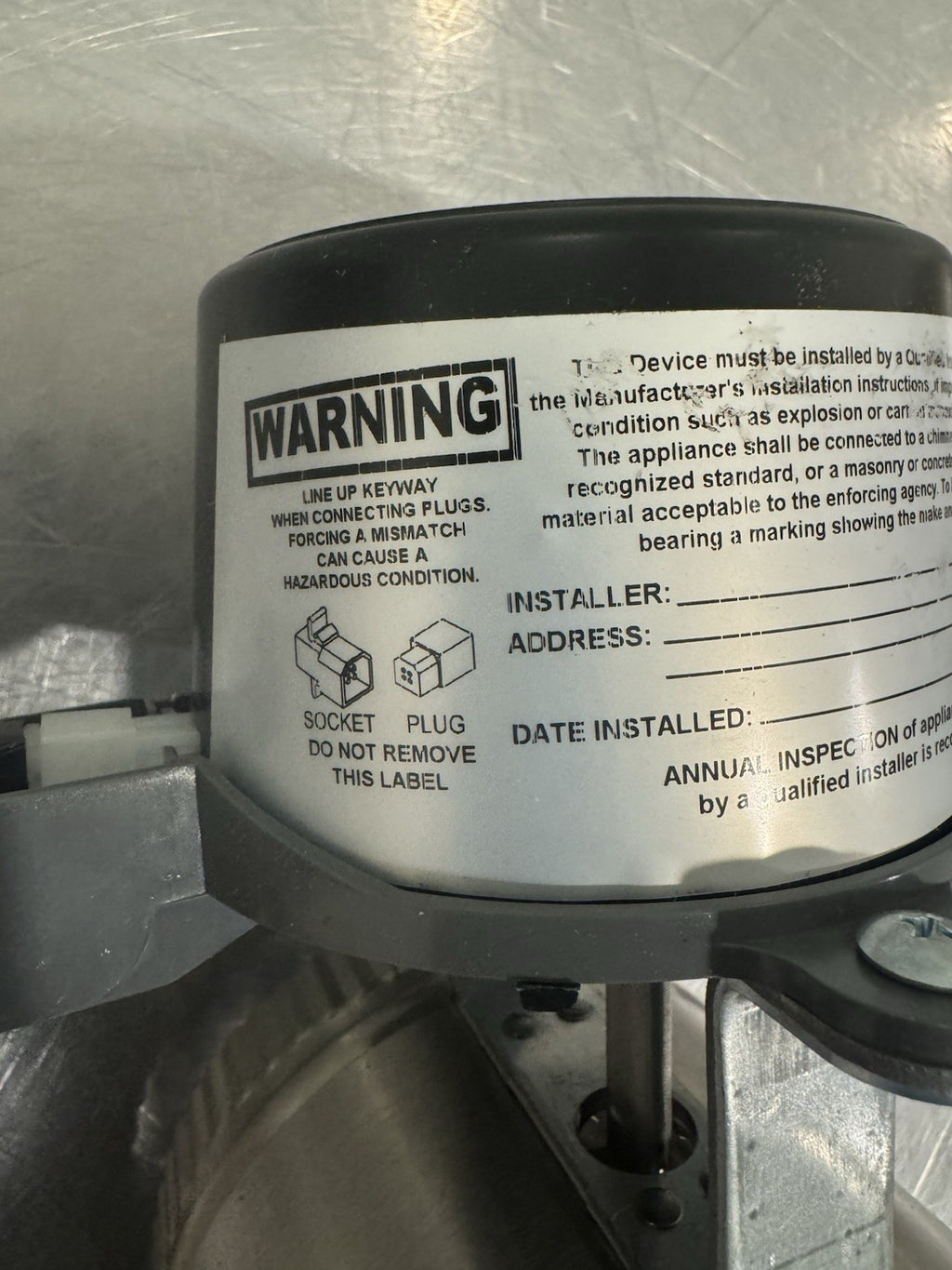 Field Controls GVD-5 Automatic Vent Damper Gas Fired Boilers NEW IN BOX!