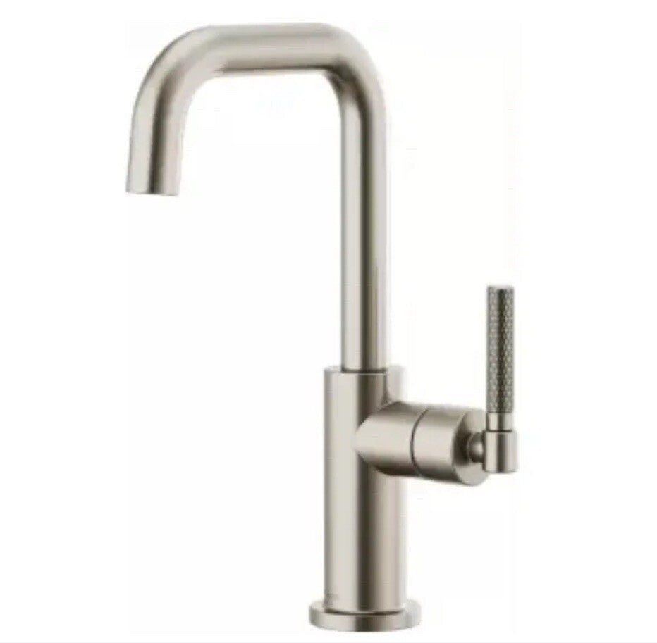 Brizo 61054LF-SS Litze Square Spout Bar Faucet Industrial Handle Stainless NEW!