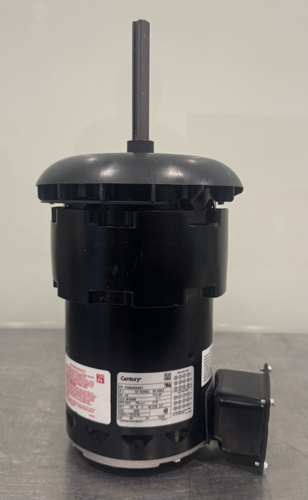 Century FC3106F Condenser Fan Motor 1HP 200-230/460V 1140 RPM NEW! FREE SHIPPING