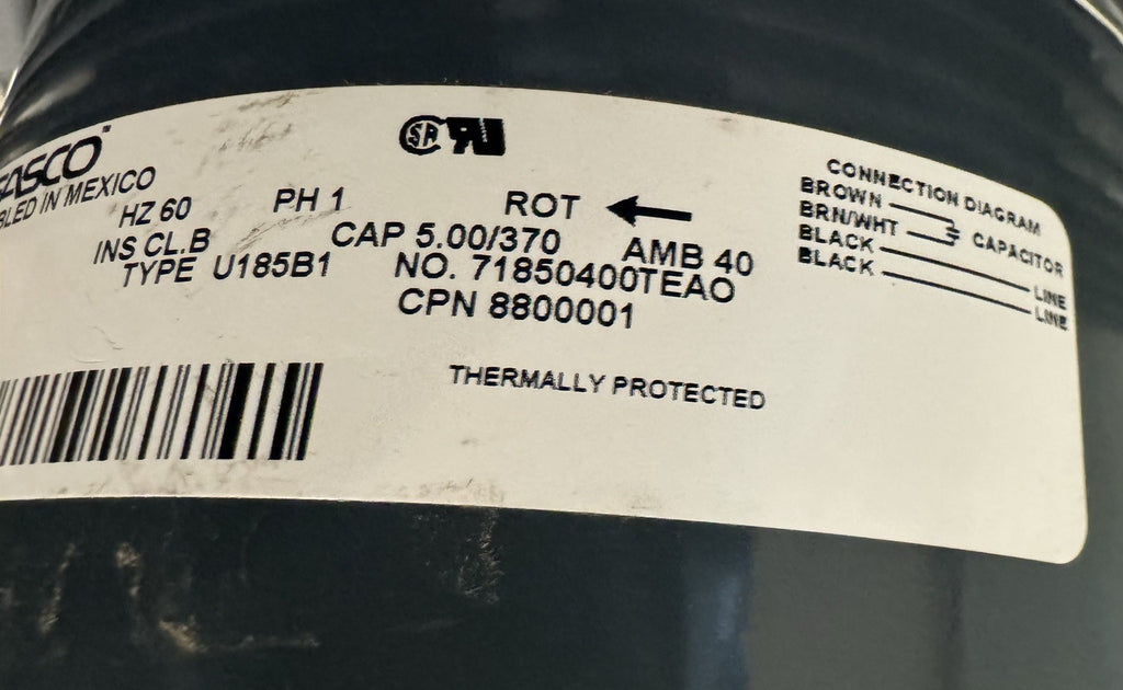 Carlyle 06DA680071 Cooling Fan 460V D-Series NEW! BENT LEG! FREE SHIPPING!