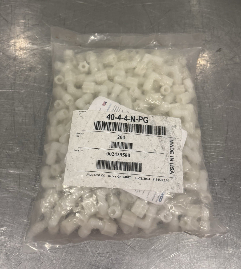 Jaco 40-4-4-N-PG Elbow Compression Tube Fitting 200 PACK NEW! FREE SHIPPING!
