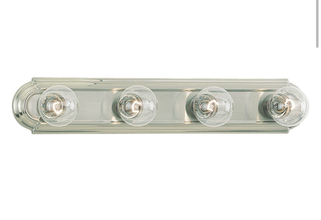 Sea Gull Lighting 4701-962 De-Lovely 4 light 24” Brushed Nickel Bathroom Vanity