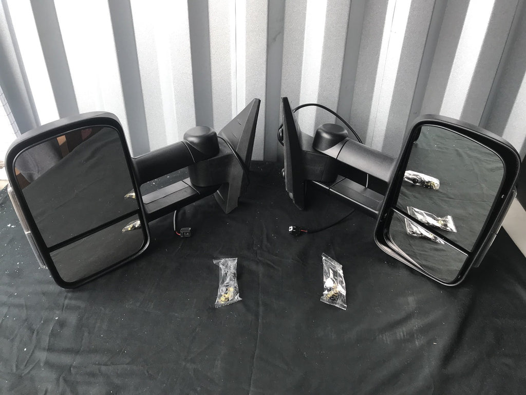 Bayeagle 050492 Powered Towing Mirror Set Chevy Ford Dodge NEW IN BOX 